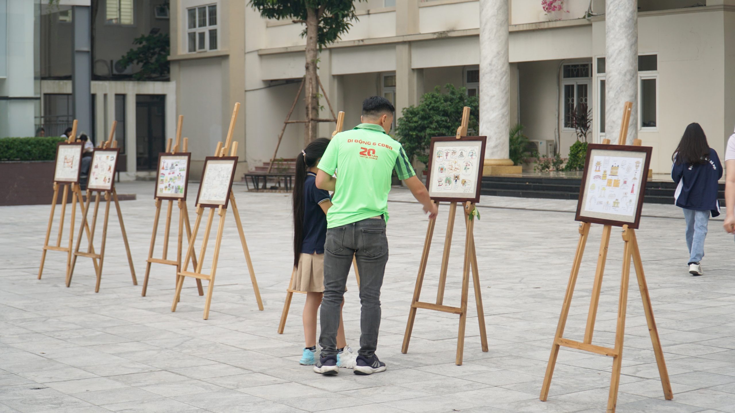 tranh ve ve ha noi cua hoc sinh 7