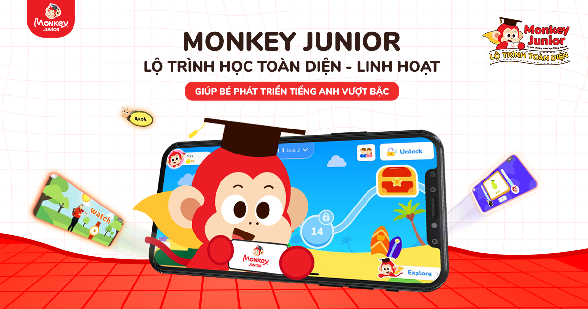Monkey Junior - Lộ trình toàn diện, linh hoạt. (Ảnh: Monkey)