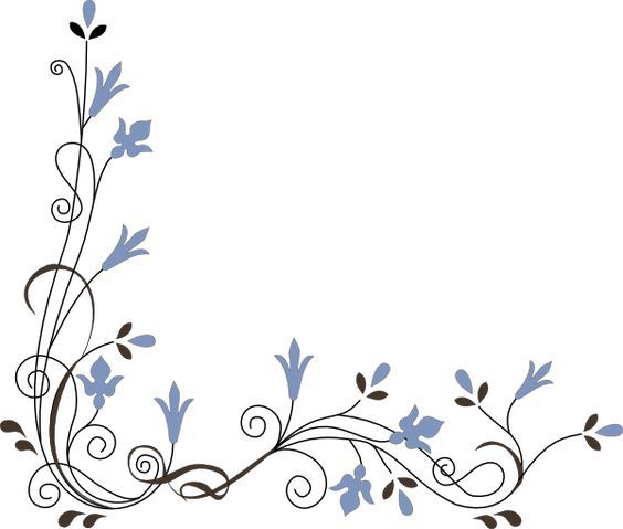 ve hoa trang tri goc giay don gian 33