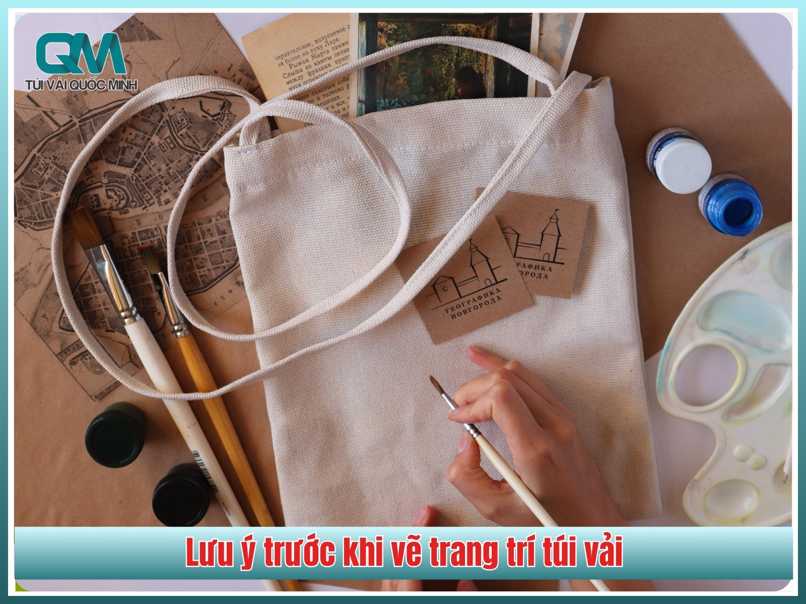 7 lưu ý trước khi vẽ trang trí túi vải