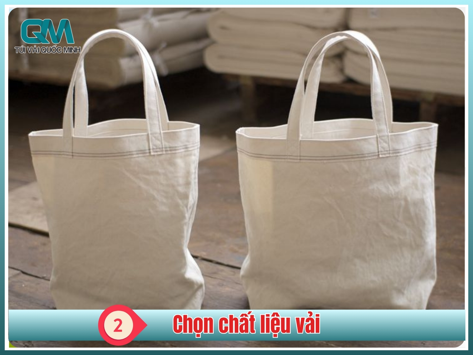Bước 2: Chọn chất liệu vải