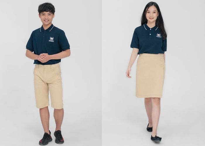 Mẫu đồng phục học sinh trung học trường Vinschool