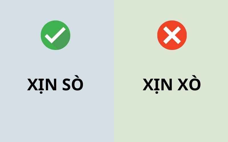 Phân biệt xịn sò và xịn xò