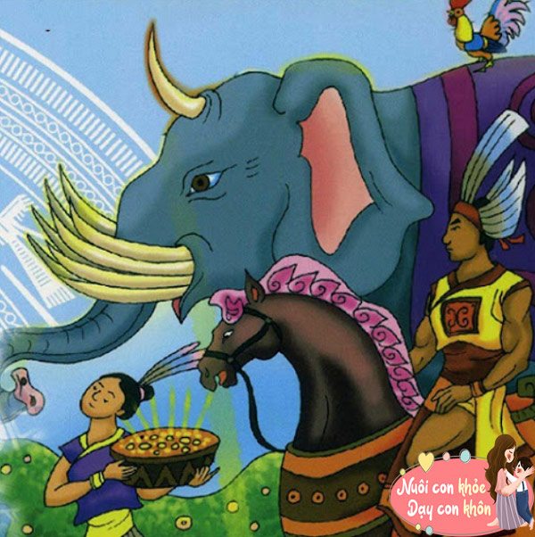 Truyện cổ tích: Sơn Tinh - Thủy Tinh và bài học ý nghĩa cho trẻ - 4