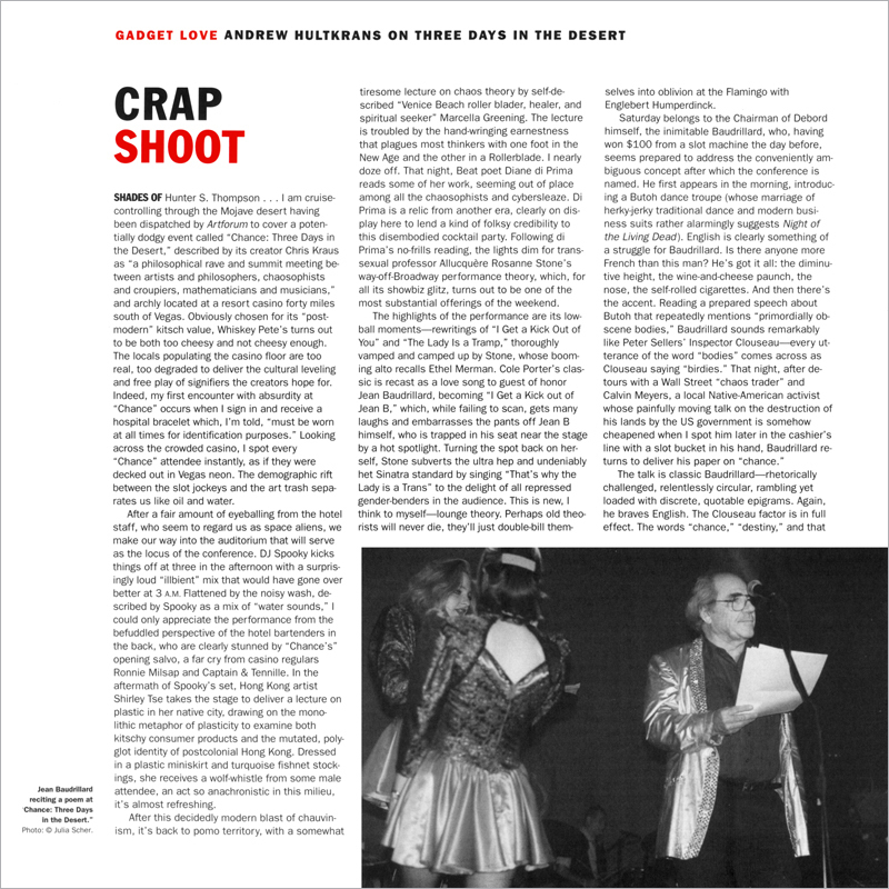 after three days in the desert