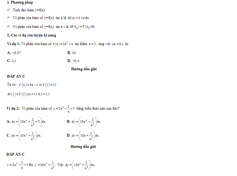 bai tap dao ham nang cao 10