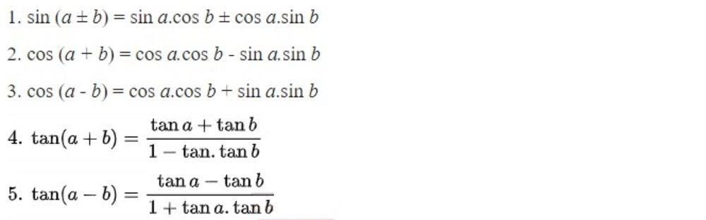 Công thức lượng giác