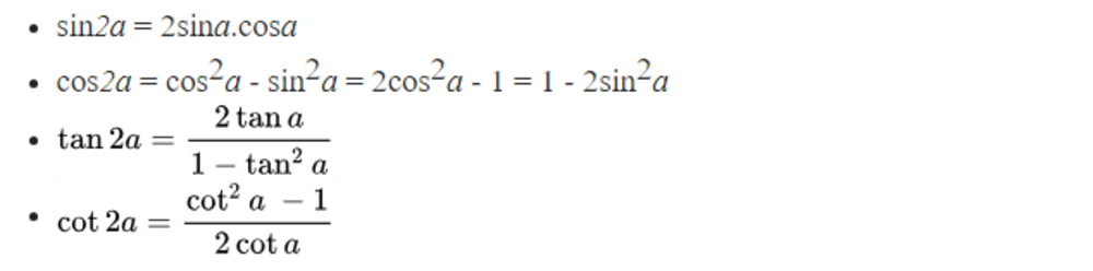 Công thức lượng giác