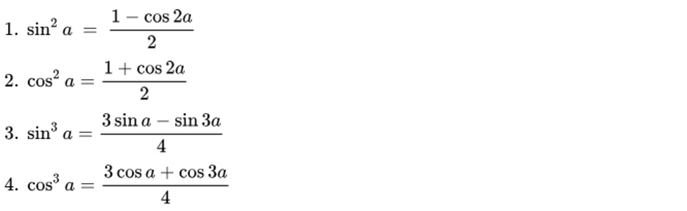 Công thức lượng giác