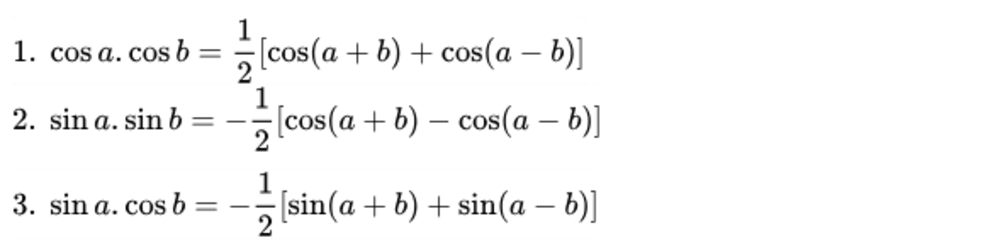 Công thức lượng giác