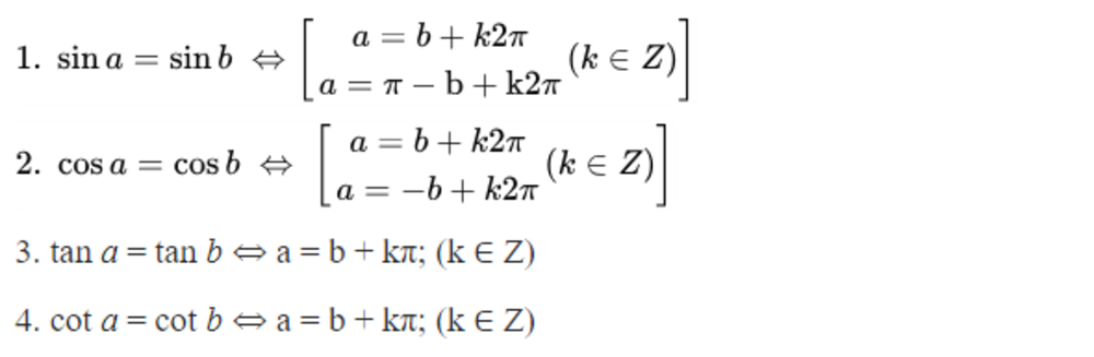 Công thức lượng giác