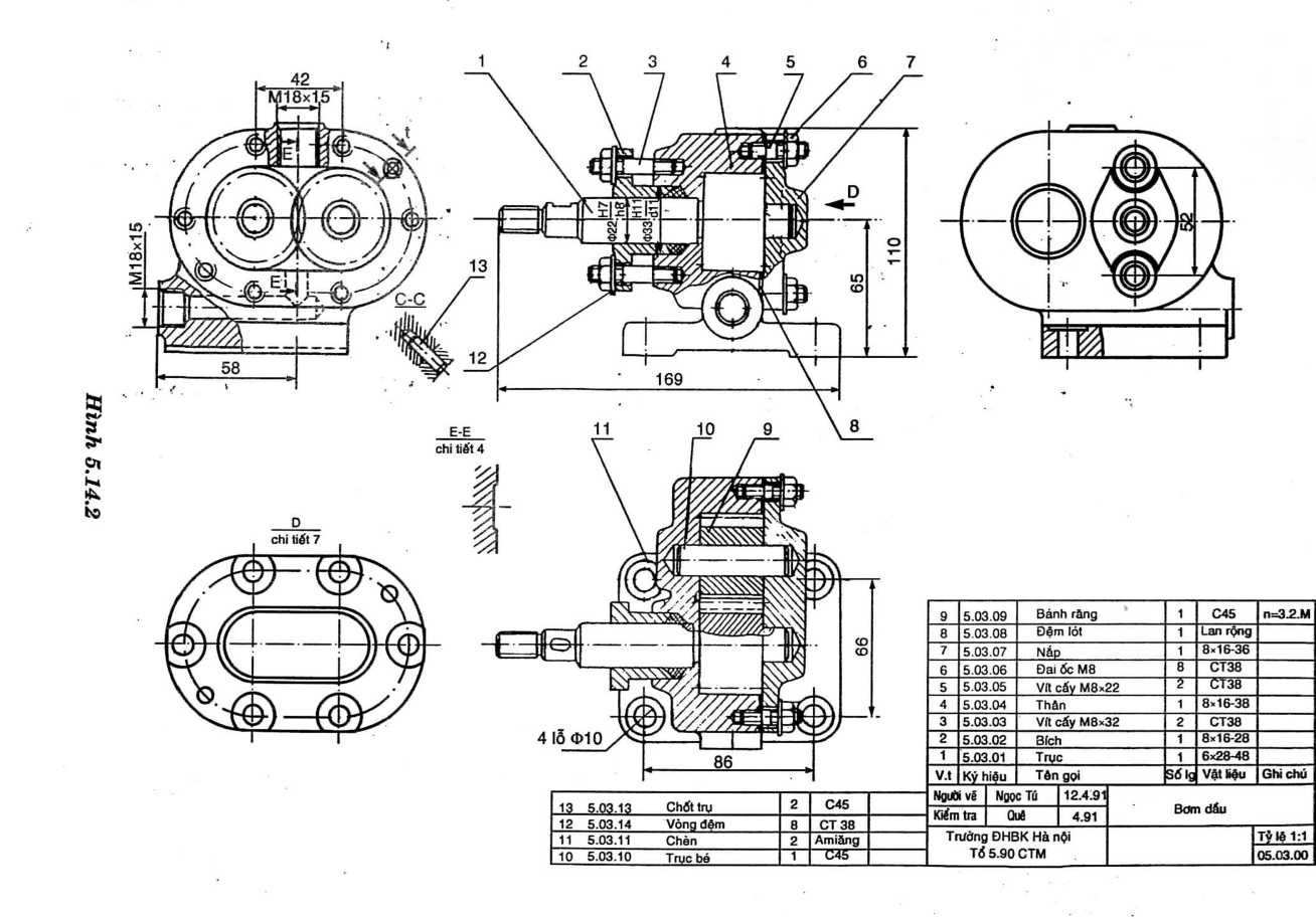 Bản vẽ lắp là bản vẽ thể hiện đầy đủ thông tin về hình dạng, kích thước,..của một phân cụm, máy móc.