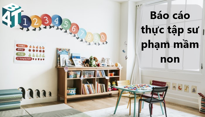 Mẫu đề tài báo cáo thu hoạch thực tập sư phạm mầm non