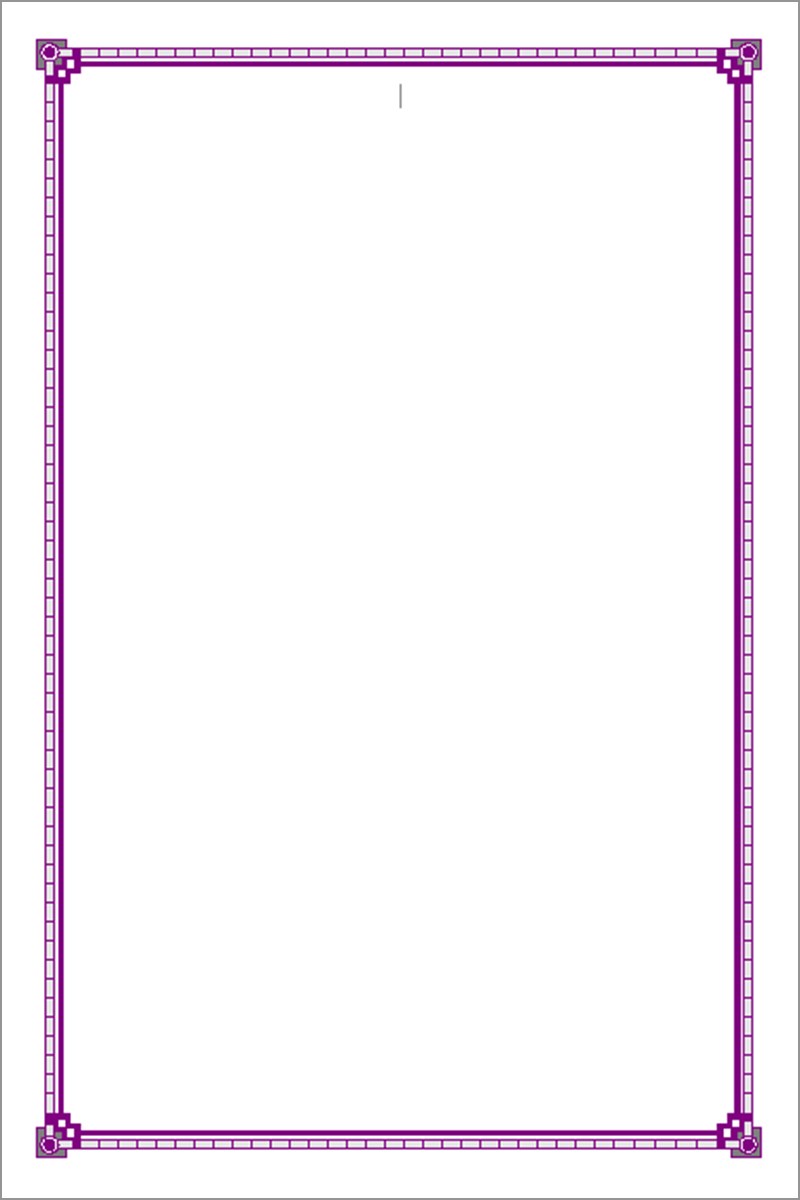 Mẫu bìa word đơn giản 2021 mẫu số 8