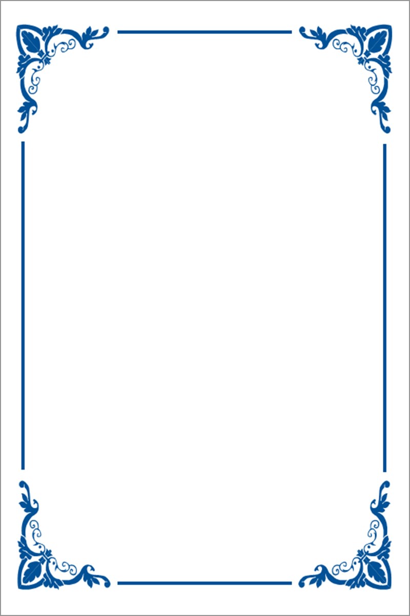 Mẫu khung viền cho bìa word 2021 số 2