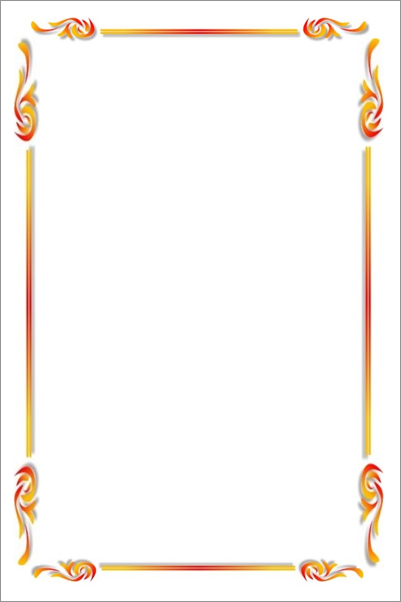 Mẫu khung viền cho bìa word 2021 số 7