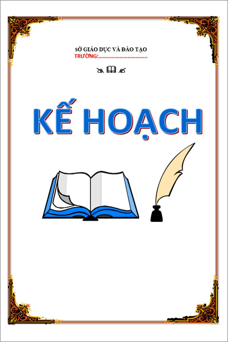 Mẫu bìa word độc đáo số 1