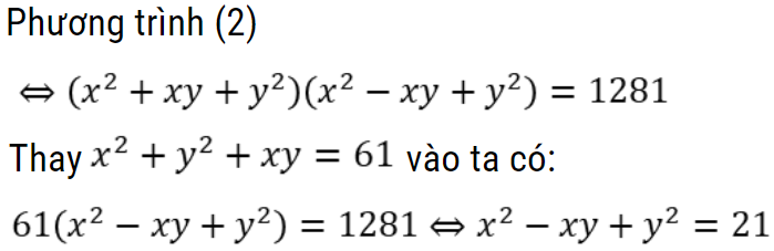 bài toán giải hệ phương trình lớp 9