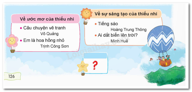 Bài 3: Thơ viết cho ngày mai trang 125 SGK Tiếng Việt lớp 5 tập 2 Chân trời sáng tạo</>
