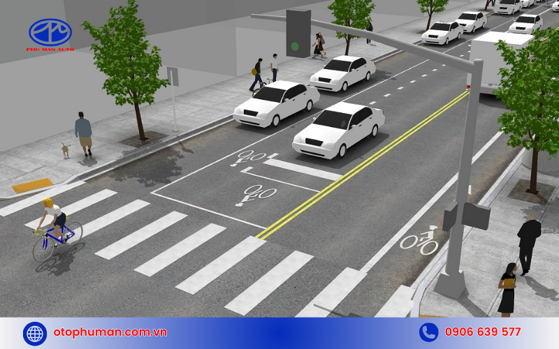 Các loại vạch kẻ đường có kích thước như thế nào?