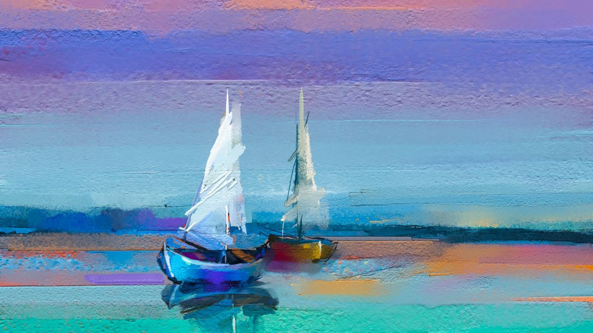 Cách vẽ tranh phong cảnh biển sinh động, thu hút