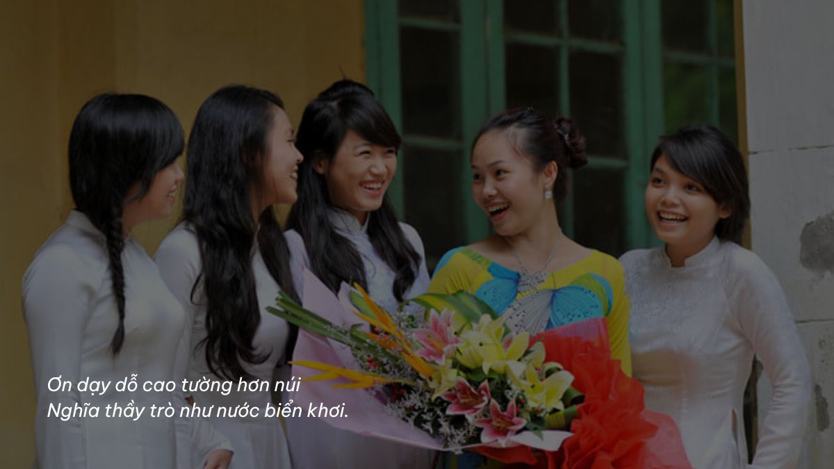 Ca dao tục ngữ về lòng biết ơn thầy cô