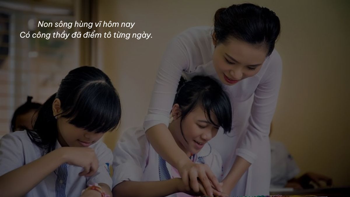 Những câu thơ hay về tình thầy trò