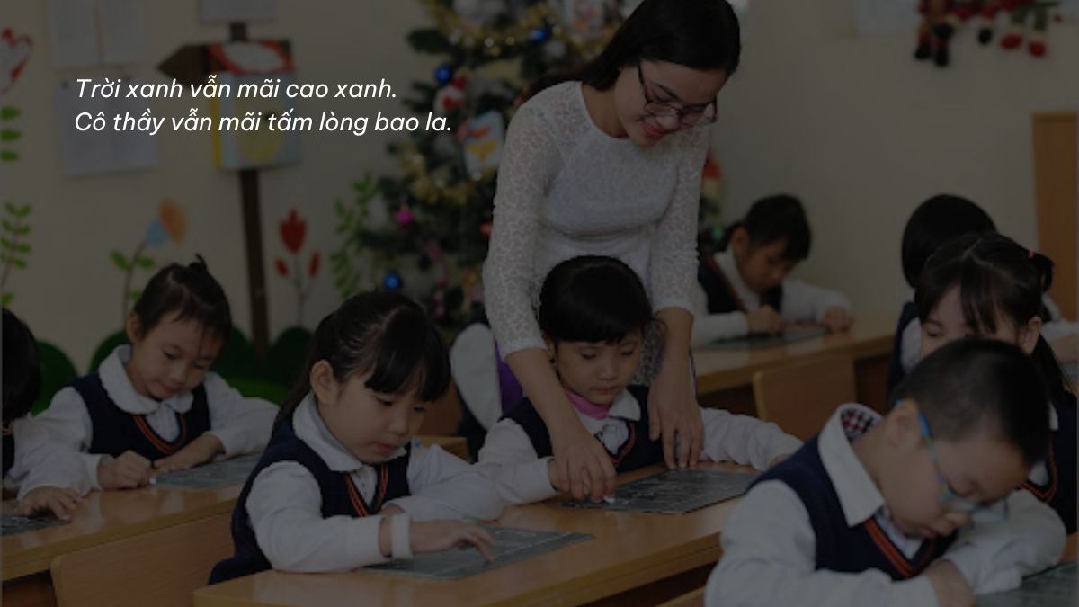 Những câu thơ hay về sự biết ơn thầy cô