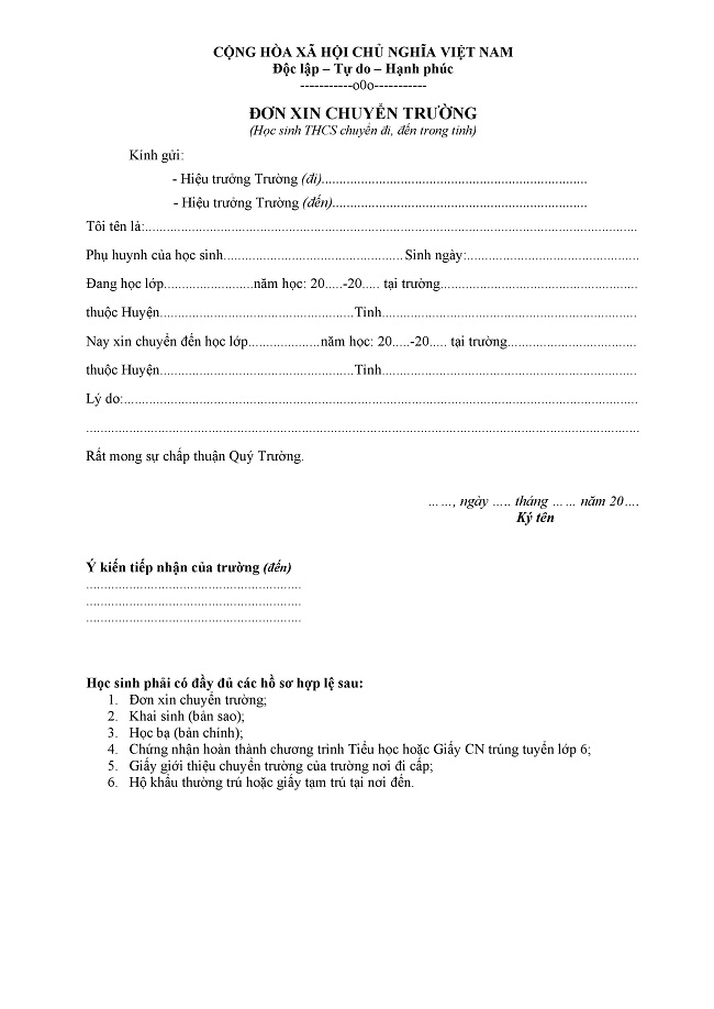 chuyen truong can nhung gi