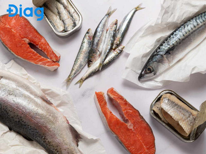 Một số loại cá biển như cá thu, cá ngừ cung cấp nguồn protein chất lượng cao