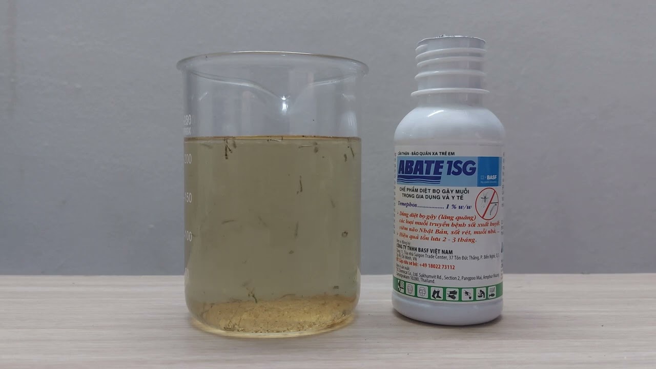 Dùng hóa chất chuyên dụng diệt lăng quăng