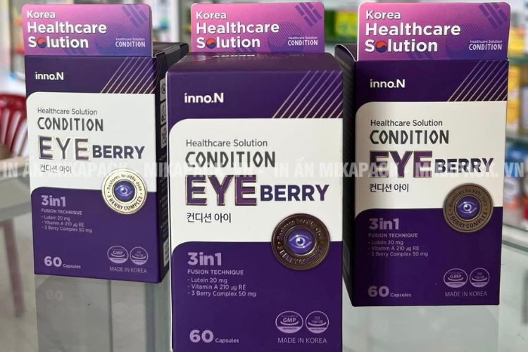 Mẫu in bao bì dược bổ mắt