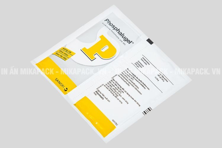 Mẫu in túi 3 biên đựng dược phẩm