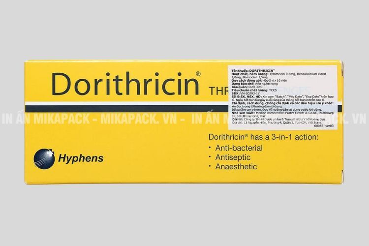 Hộp hình chữ nhật đựng thuốc