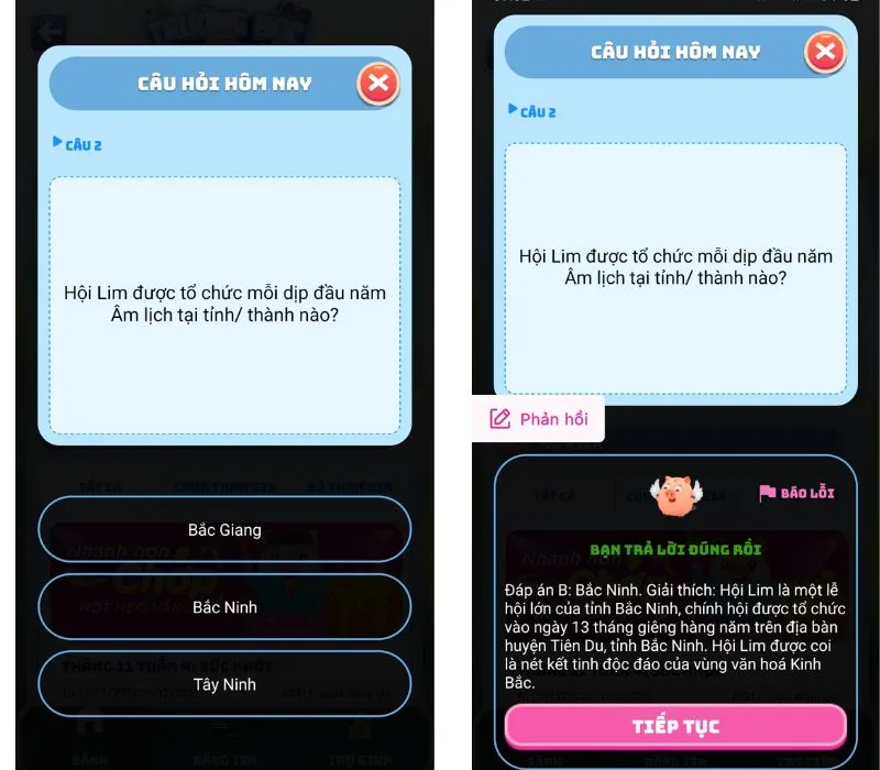 Đáp án heo đất MoMo - Trường học heo đất hôm nay ngày 3/12/2023 2