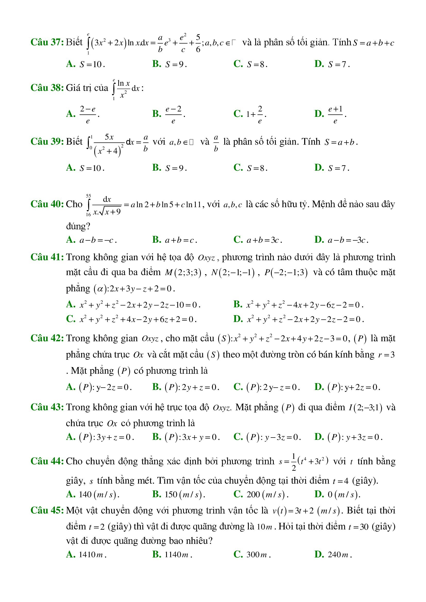 de thi giua ki 2 toan 12 co dap an 4