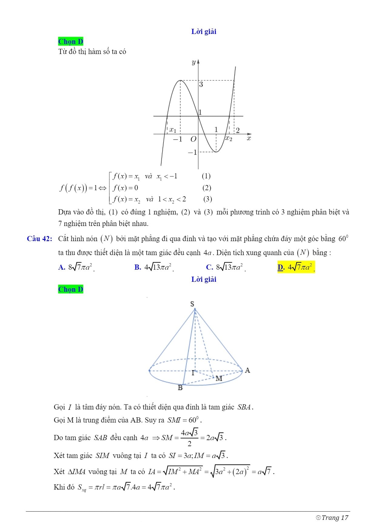 đáp án đề thi toán thpt quốc gia 2021 2