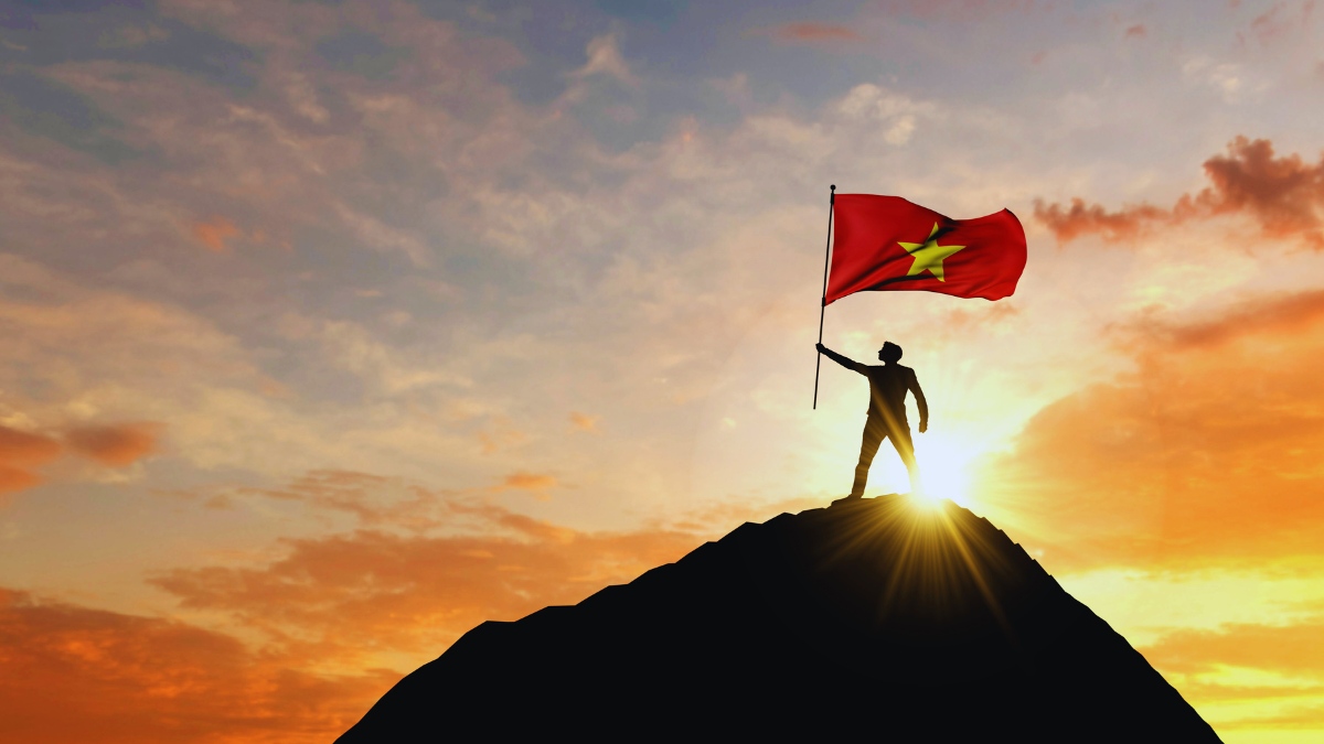 Diện tích Việt Nam trải dài hình chữ S