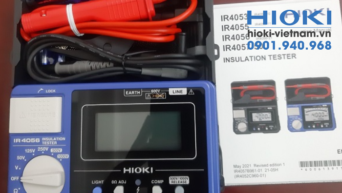 Các dòng sản phẩm đồng hồ đo điện trở của Hioki