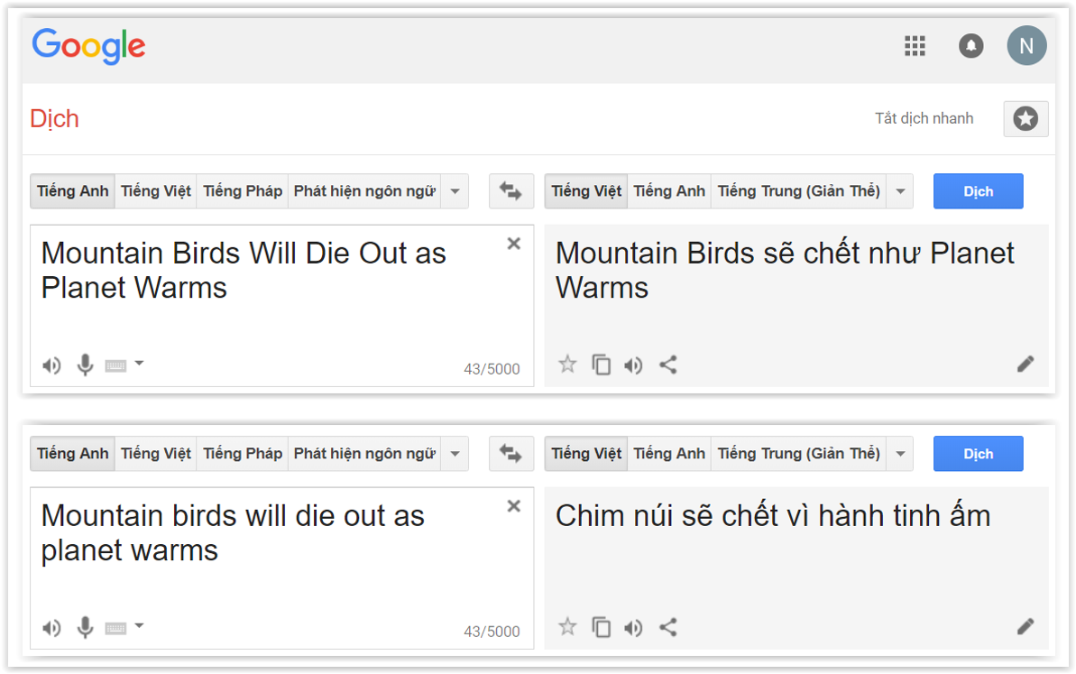 Mẹo sử dụng Google Dịch để có bản dịch chính xác nhất