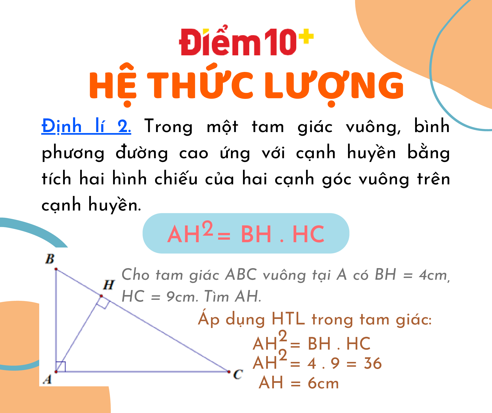 he thuc luong trong tam giac lop 10 nang cao 3