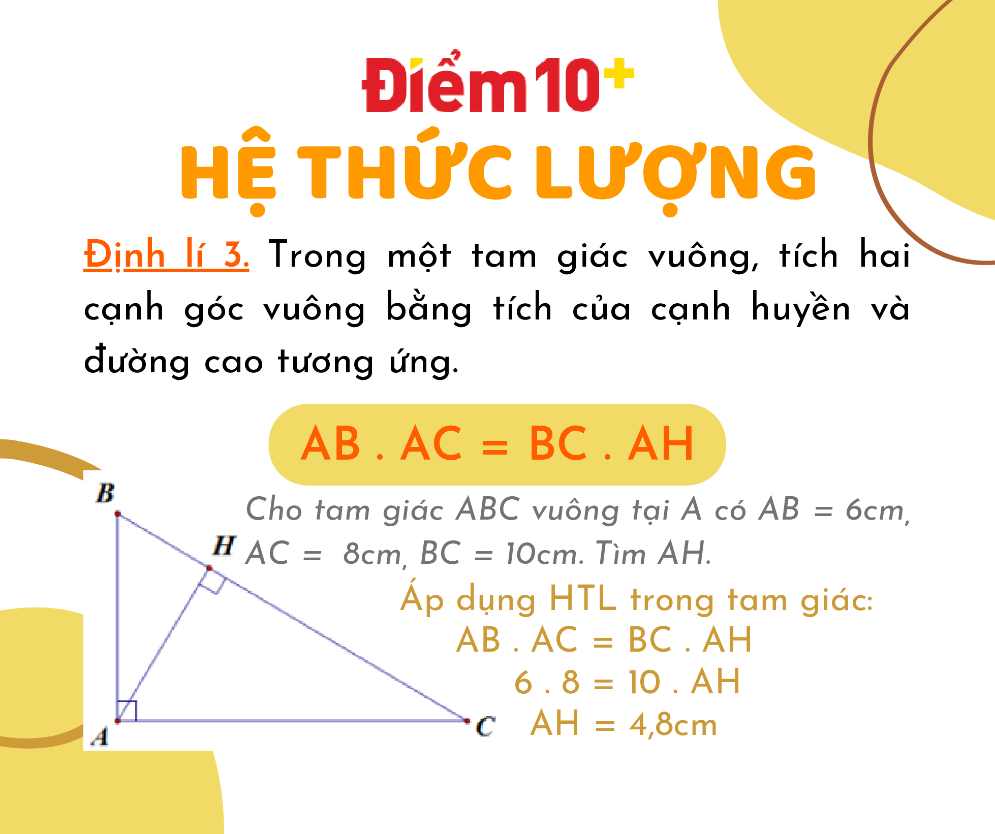 he thuc luong trong tam giac lop 10 nang cao 4