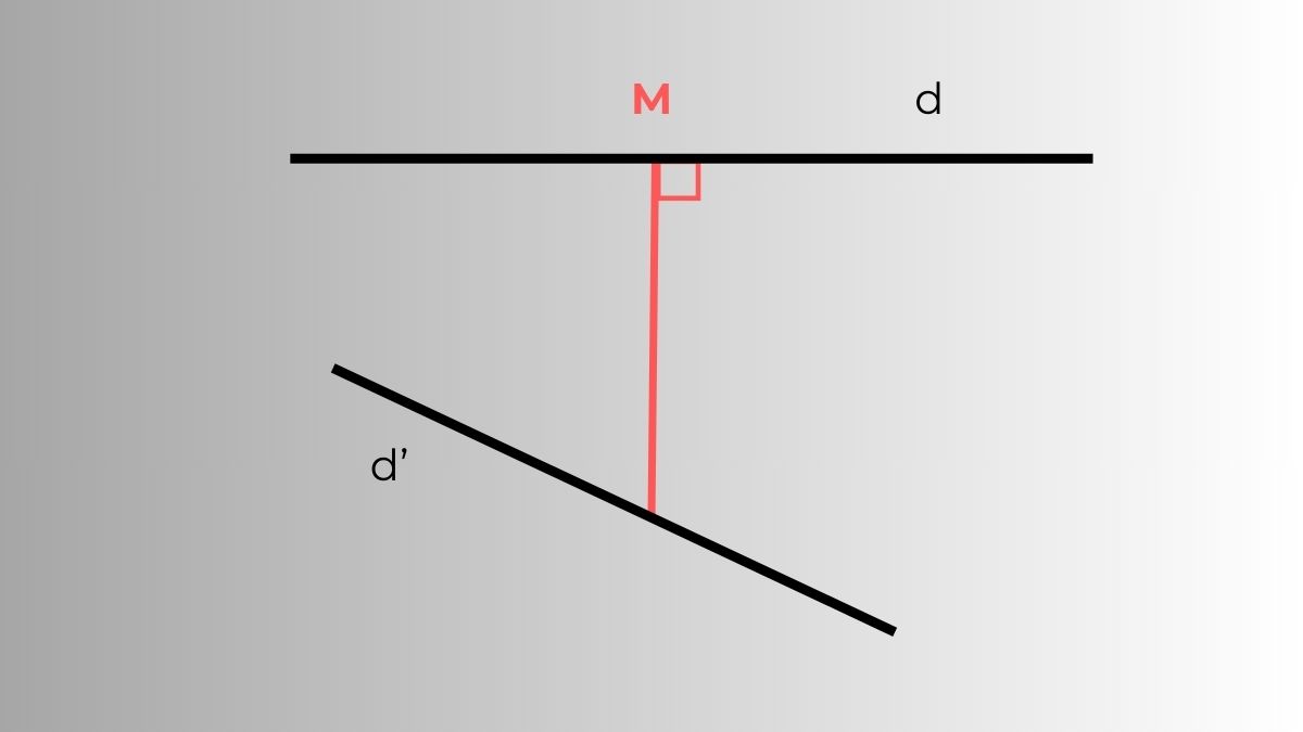 Cách tính khoảng cách giữa 2 đường thẳng song song