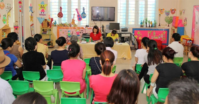 kich ban hop phu huynh cuoi nam mam non