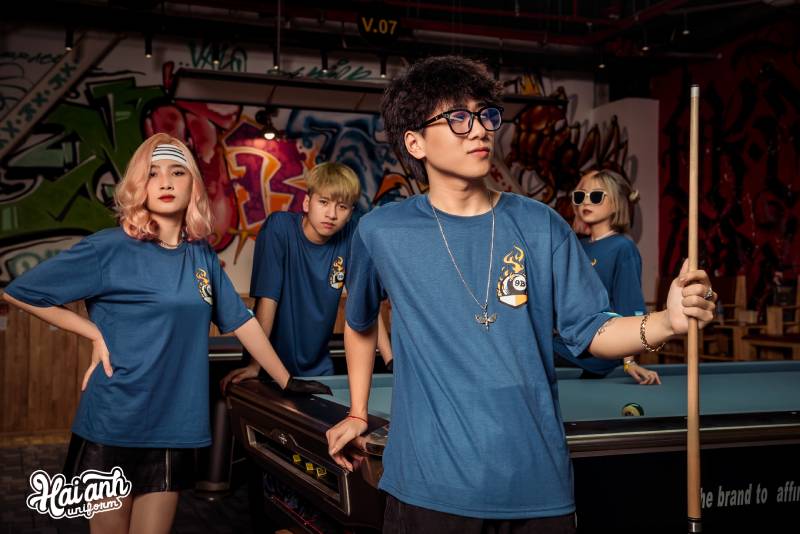 Xanh cacbon - Màu áo đồng phục đẹp mới ra mắt tại Hải Anh Uniform