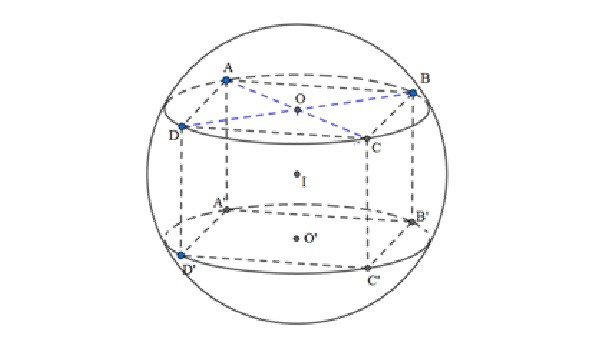 Diện tích mặt cầu ngoại tiếp hình lập phương