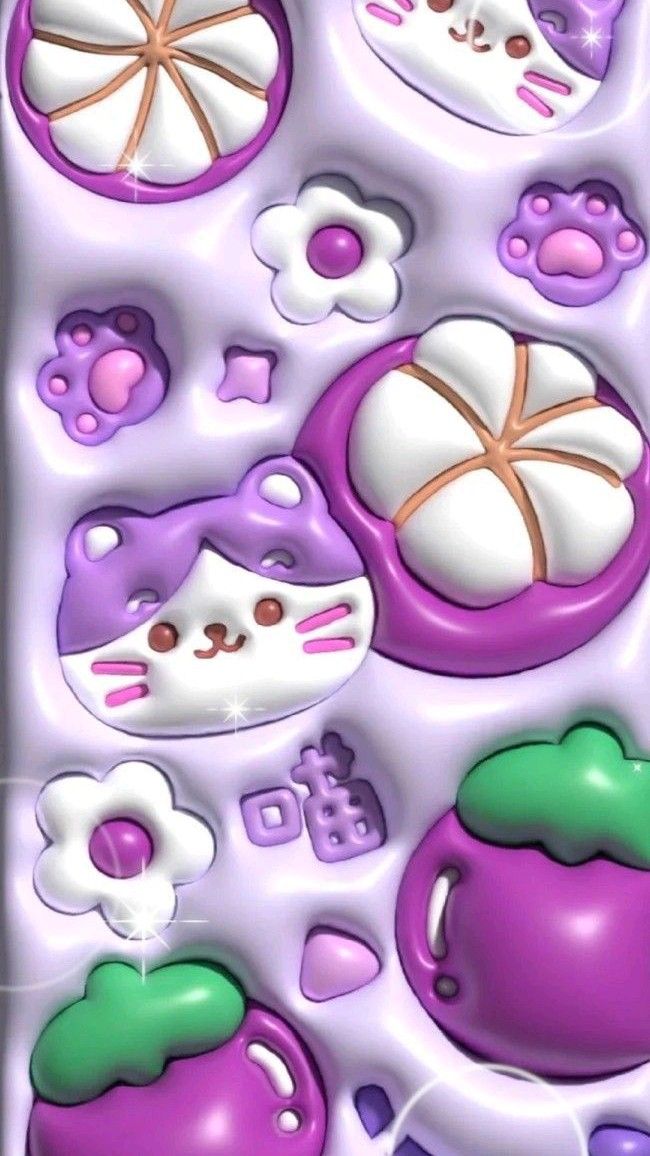 Hình nền màu tím cute, dễ thương