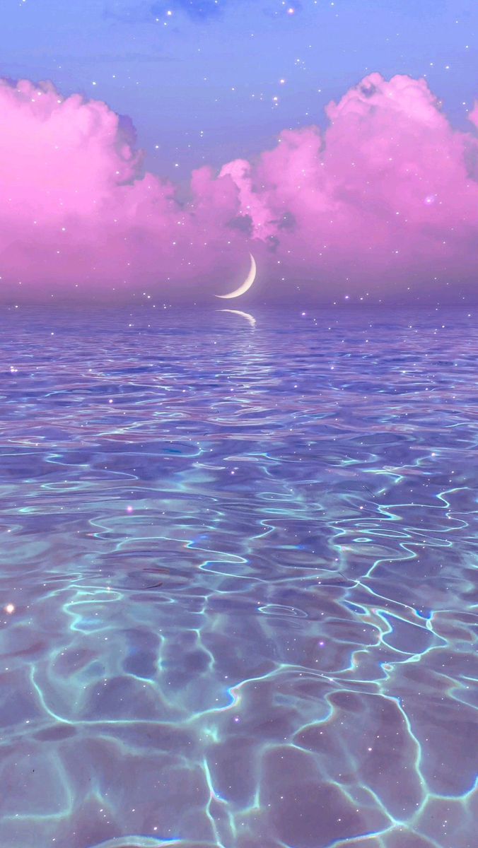 Hình nền bầu trời màu tím thơ mộng