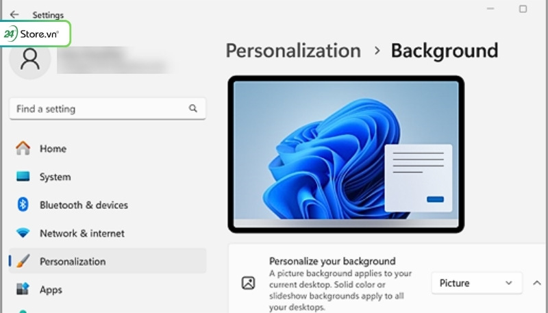 Hướng dẫn cài hình ảnh màu tím cho máy tính