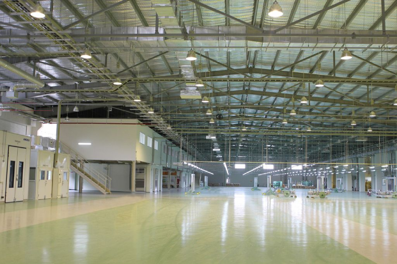 Đèn LED trụ 20W sử dụng cho không gian nhà xưởng